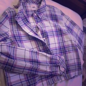 New w/tags VANS OFFTHEWALL woman’s cropped flannel